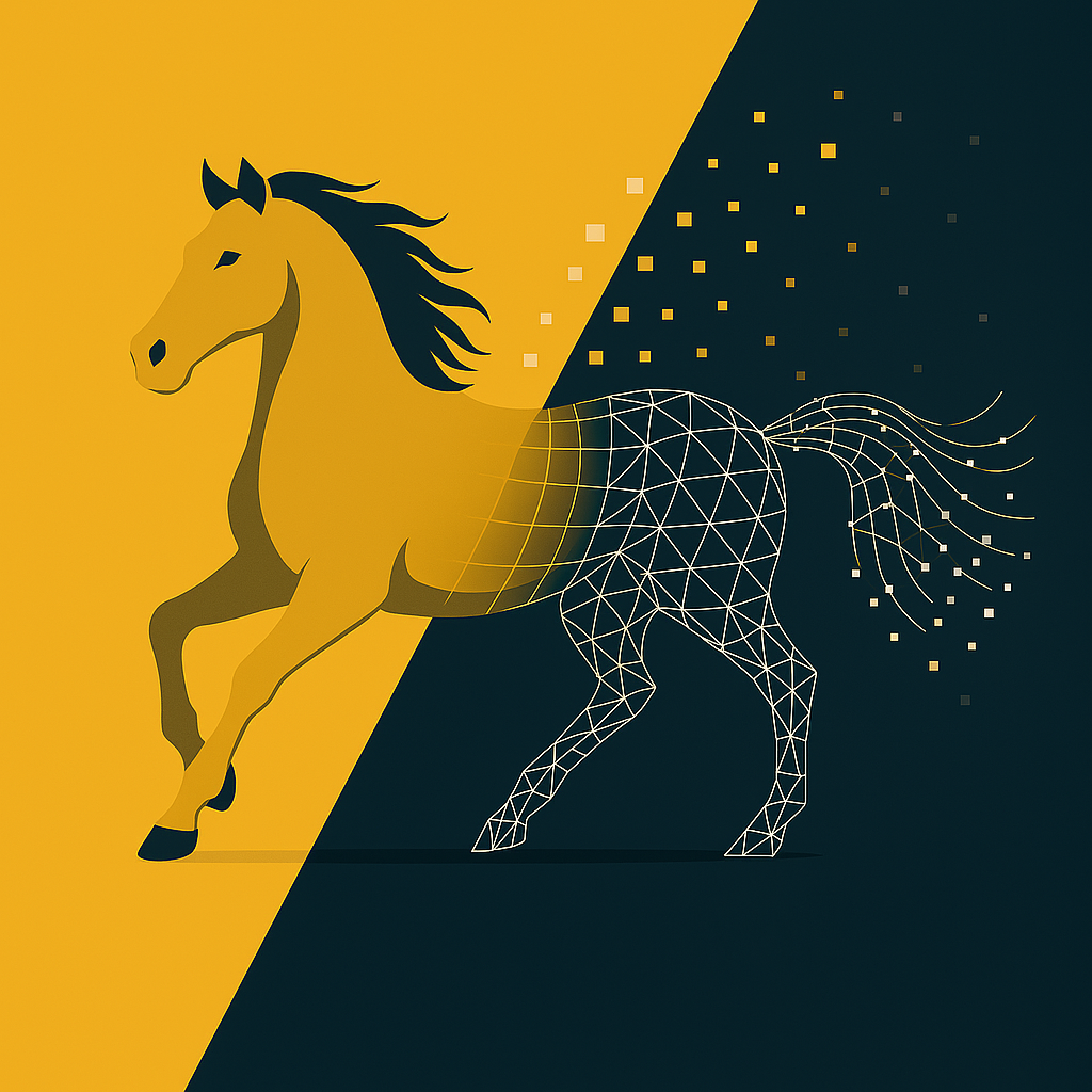 Duality Horse - Symbol of Balance