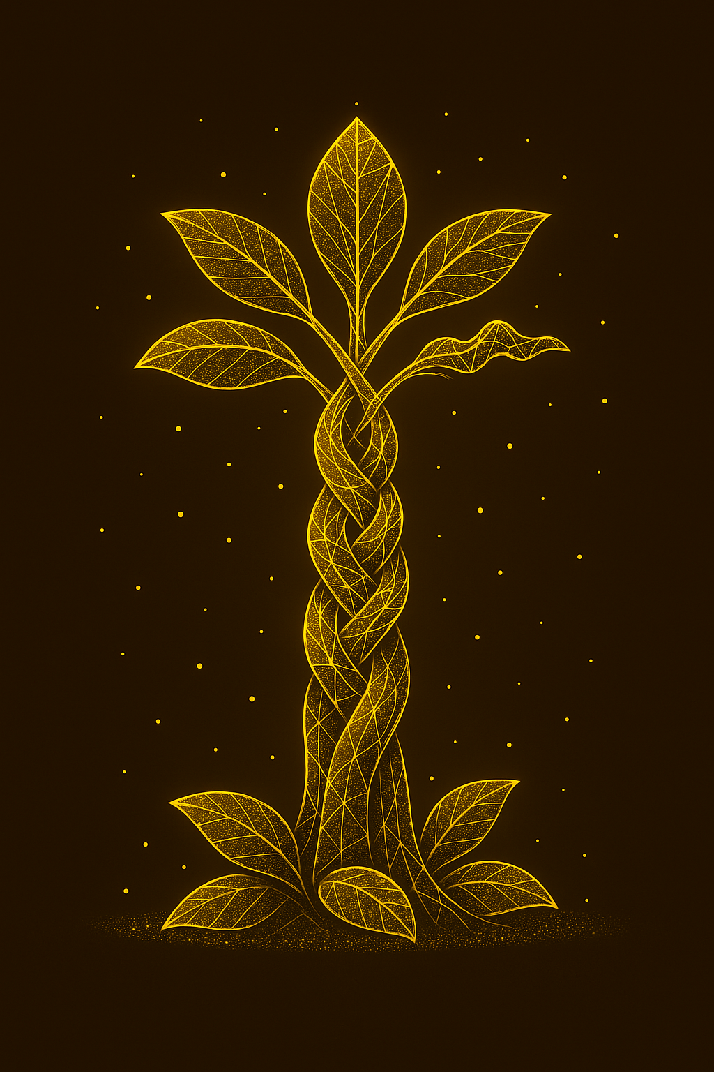 Golden Tree - Symbol of Growth